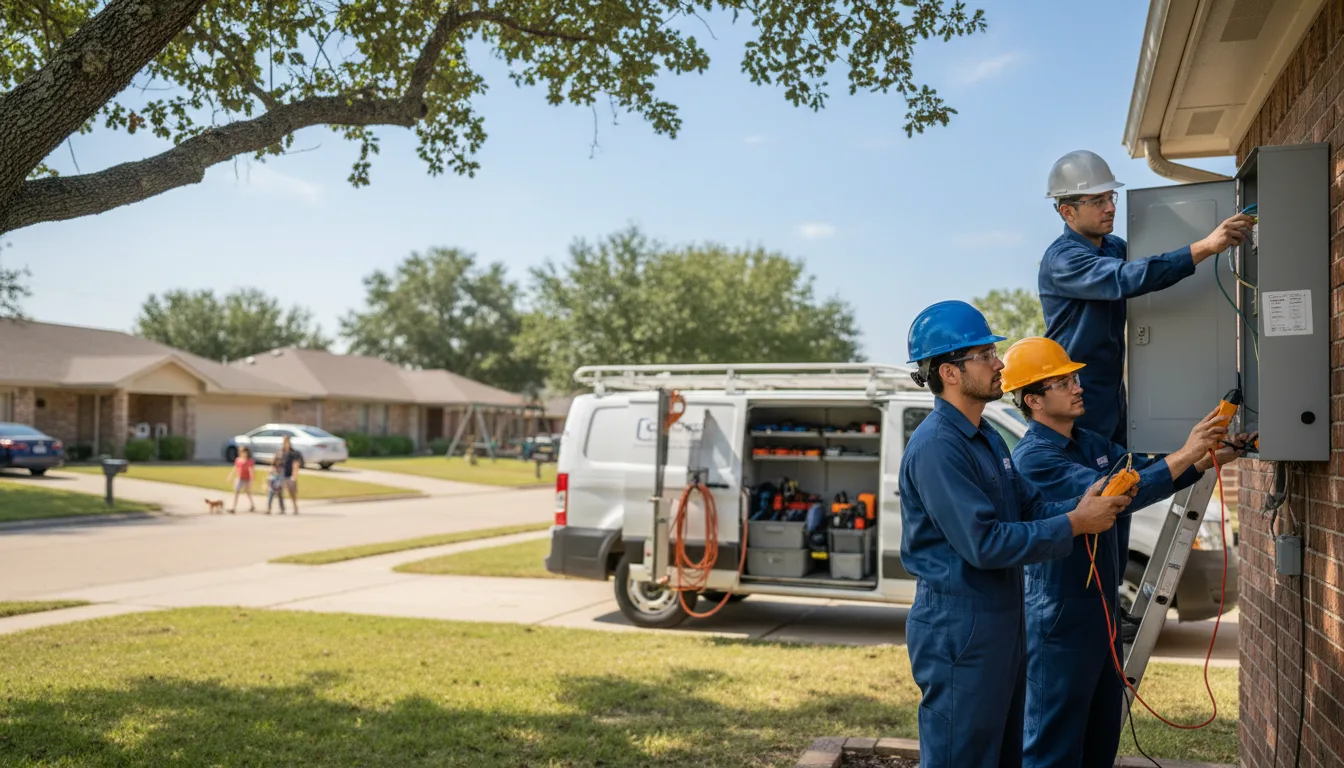 Certified electrician providing emergency electrical services in Moundville, MO